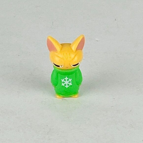 Lost Kitty Kitties Green In Green Cowl Neck Top Pink Ears Cute Pretend Play Toy - Picture 2 of 4
